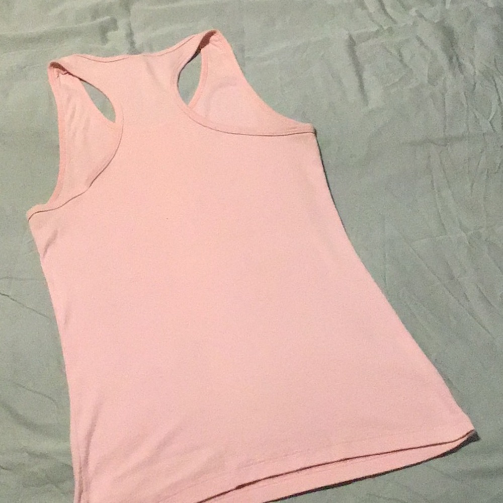 Light Pink Racerback Tank Top - Picture 2 of 6